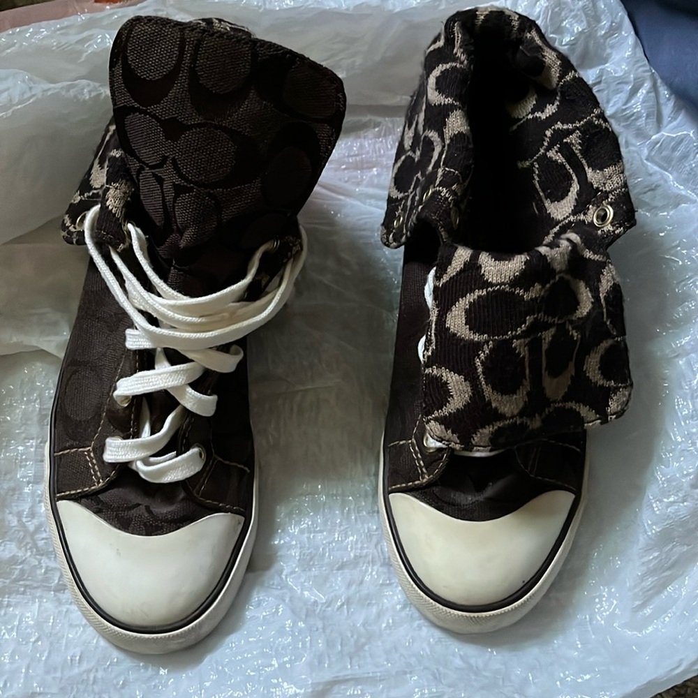 COACH high top sneakers